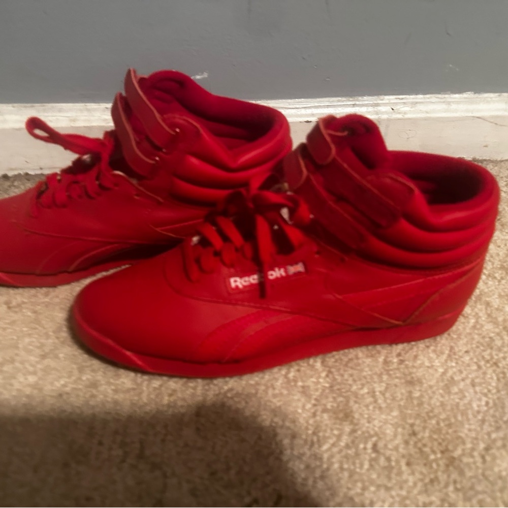 Reebok Bold Red Sneakers